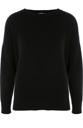 Кашемировый пуловер свободного кроя со спущенным рукавом Saint Laurent
