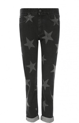 Укороченные джинсы прямого кроя с принтом в виде звезд Stella McCartney