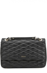 Сумка из стеганой кожи на цепочке DKNY