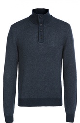 Шелковый свитер с воротником на пуговицах Polo Ralph Lauren