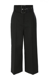 Укороченные брюки с завышенной талией и широким поясом Givenchy