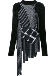 fringed check jumper 3.1 Phillip Lim