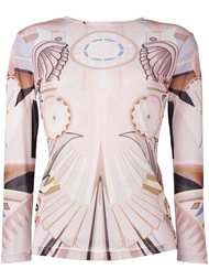 полупрозрачный топ 'Stargate' Givenchy