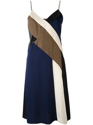 платье дизайна колор-блок Diane Von Furstenberg