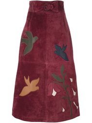 patched a-line skirt Red Valentino