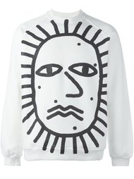 face print sweatshirt  Sunnei
