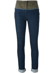 bicolour skinny jeans Nº21