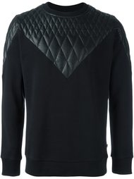 quilted panel sweatshirt Philipp Plein
