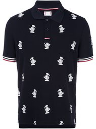 duck embroidered polo shirt Moncler Gamme Bleu