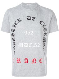 футболка с принтом Moncler