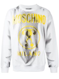 толстовка с принтом вопросительного знака Moschino