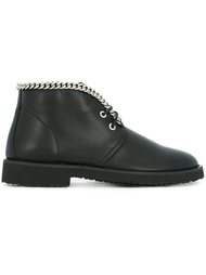 ботинки "дезерты" с цепочной отделкой Giuseppe Zanotti Design