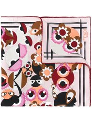 фуляр с узором Fendi