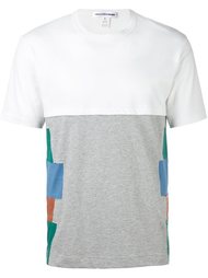 футболка в стиле колор-блок  Comme Des Garçons Shirt
