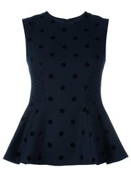 топ в горох с баской Ps By Paul Smith