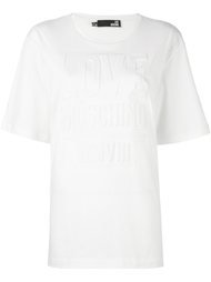 футболка с логотипом  Love Moschino