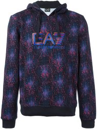 толстовка с принтом логотипа Ea7 Emporio Armani