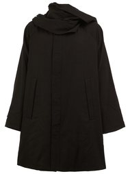 пальто с драпировкой Yohji Yamamoto