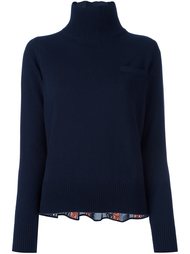 джемпер с высоким горлом Sacai