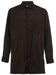 рубашка с разрезом  Yohji Yamamoto