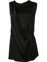 асимметричная блузка без рукавов Ann Demeulemeester