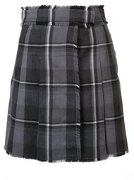 клетчатая юбка с запахом Thom Browne