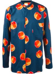 рубашка с принтом персиков  Paul Smith