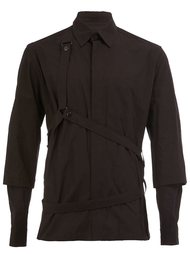 рубашка с ремешками  Yohji Yamamoto