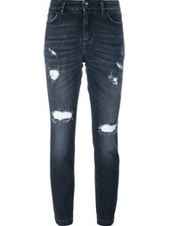 джинсы с потертой отделкой  Dolce &amp; Gabbana