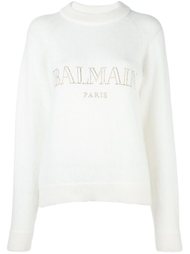 свитер с логотипом  Balmain