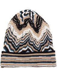 шапка с зигзагообразным узором  Missoni