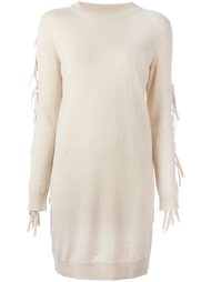 платье-свитер с бахромой Mm6 Maison Margiela