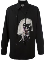 рубашка с асимметричной планкой Yohji Yamamoto