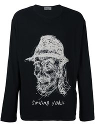 толстовка с принтом эскиза Yohji Yamamoto