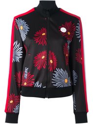 куртка-бомбер с цветочным принтом   MSGM