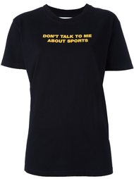 футболка 'Don't Talk To Me' Off-White
