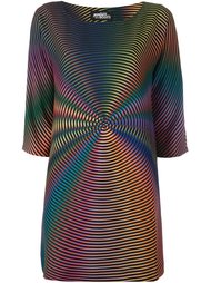 платье с принтом радуги  Jeremy Scott