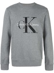 толстовка с принтом логотипа   Calvin Klein Jeans