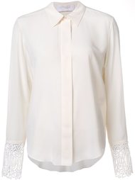 блузка с кружевными манжетами Chloé