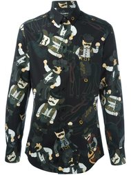 рубашка с нашивками  Dolce &amp; Gabbana