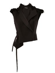asymmetric gilet Ann Demeulemeester
