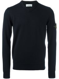 джемпер с V-образным вырезом Stone Island