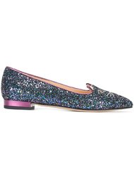 слиперы 'Mid Century Kitty'  Charlotte Olympia