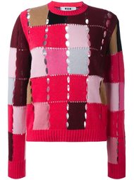 лоскутный свитер  MSGM