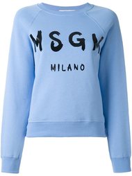 толстовка с логотипом MSGM