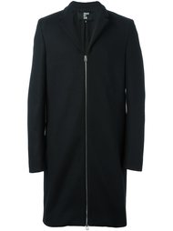 zipped single breasted coat Hood By Air
