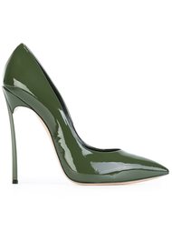 Зеленые туфли на шпильке  Casadei