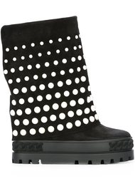 ботинки с заклепками  Casadei