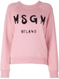 толстовка с логотипом MSGM