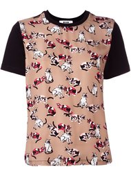 футболка с принтом MSGM